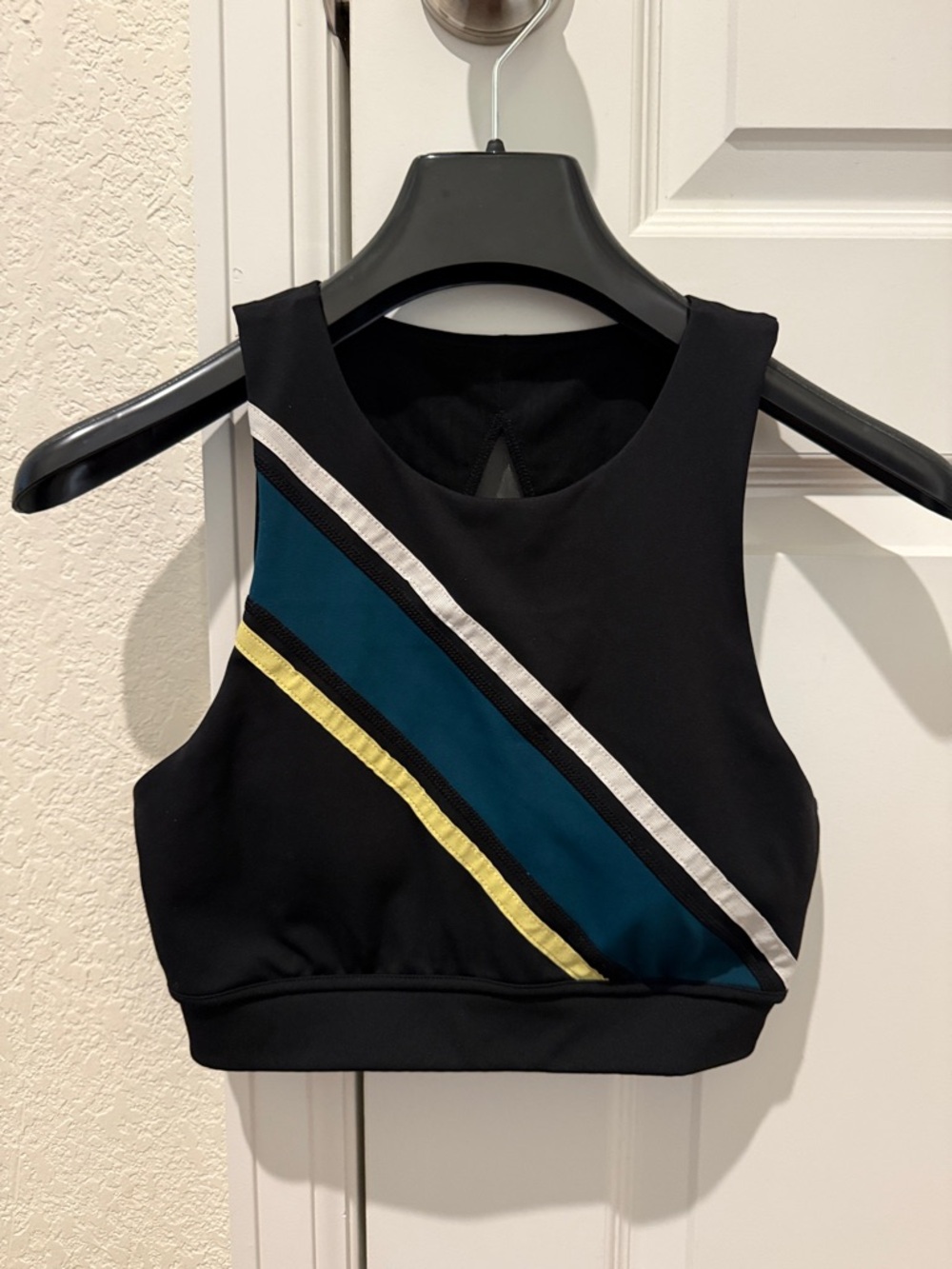 Zella Black Athletic Top with White Logo